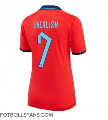 England Jack Grealish #7 Replika Bortatröja Damer VM 2022 Kortärmad